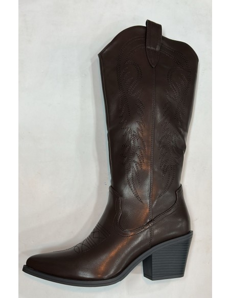 BOTA COWBOY MARRON
