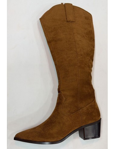 BOTA ALTA CAMEL CREMALLERA LATERAL