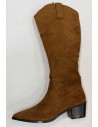 BOTA ALTA CAMEL CREMALLERA LATERAL