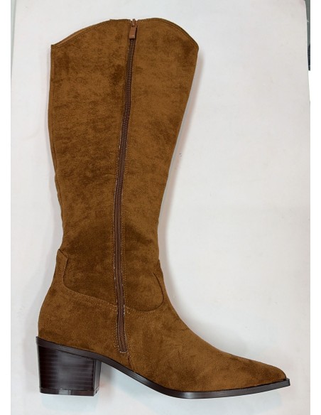 BOTA ALTA CAMEL CREMALLERA LATERAL
