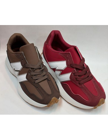 ZAPATILLA N BURDEOS / MARRÓN-PLANTILLA EXTRAIBLE-ACOLCHADA.