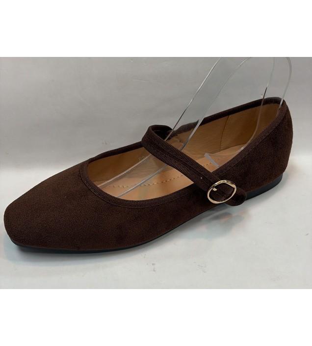 MERCEDITA MARRÓN CHOCOLATE-NEGRA. 2