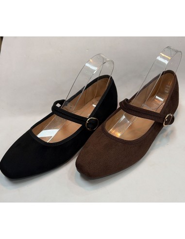 MERCEDITA MARRÓN CHOCOLATE-NEGRA.