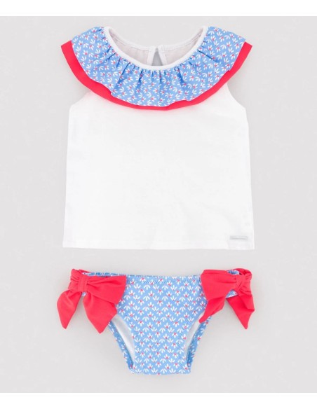 CONJUNTO BAÑADOR Y CAMISETA YSABEL MORA