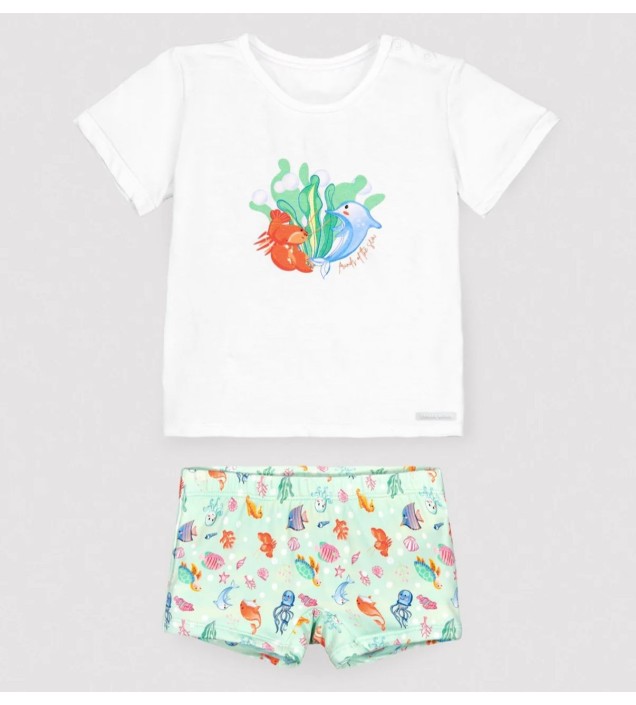 CONJUNTO BAÑADOR Y CAMISETA YSABEL MOR