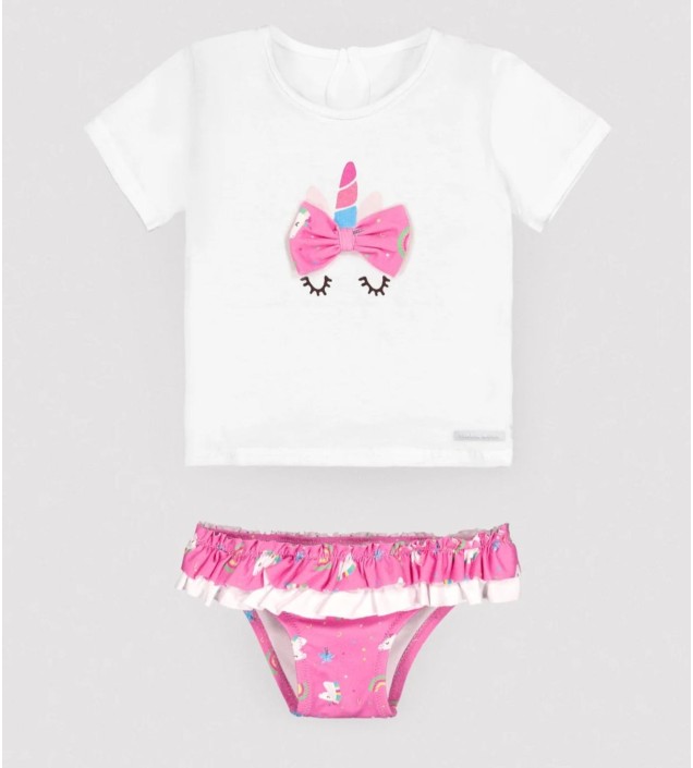CONJUNTO BAÑADOR Y CAMISETA YSABEL MORA