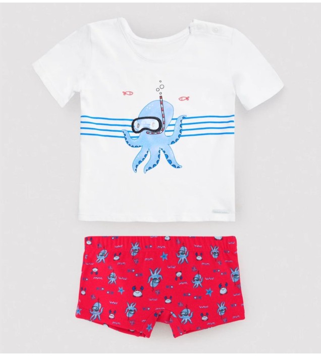 CONJUNTO BAÑADOR Y CAMISETA YSABEL MORA
