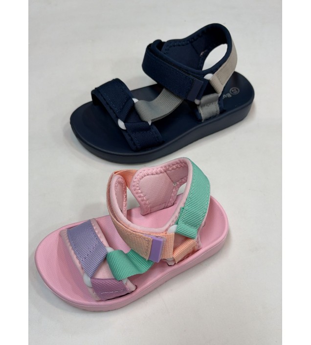 SANDALIAS ROSA / MARINO/ FUXIA