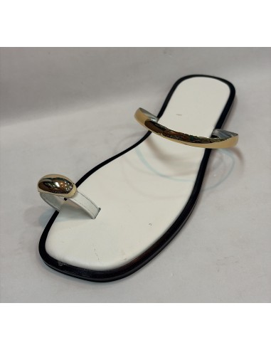 SANDALIA PLANA BLANCA