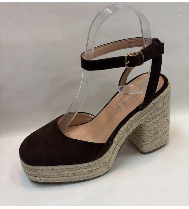 SANDALIA MARRON CHOCOLATE