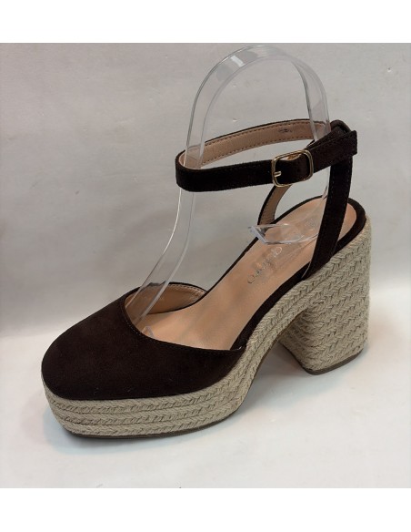 SANDALIA MARRON CHOCOLATE