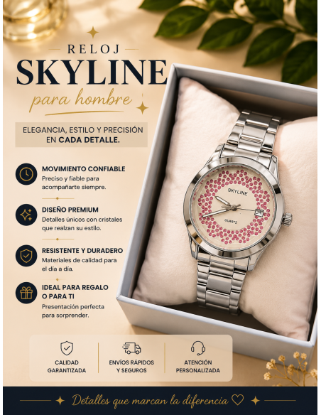 RELOJ PLATEADO ACERO