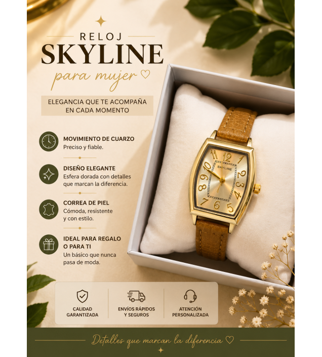 RELOJ MARRON ACERO