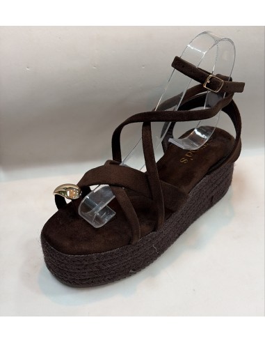 SANDALIA MARRON CHOCOLATE