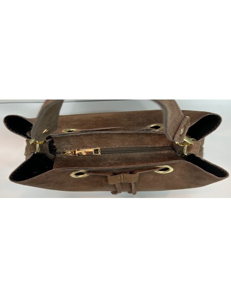 BOLSO PIEL BOMBONERA