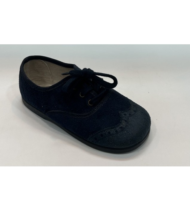 ZAPATO AZUL TERCIOPELO