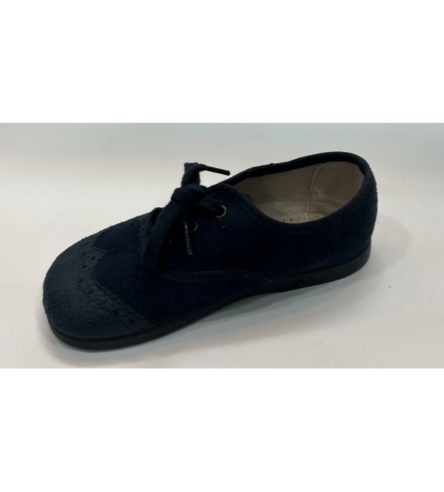 ZAPATO AZUL TERCIOPELO 2