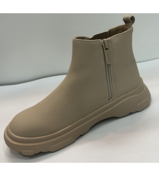 BOTA BEIGE ELÁSTICO 2