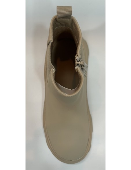 BOTA BEIGE ELÁSTICO