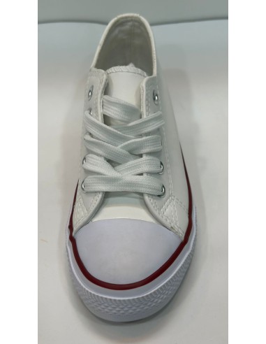 ZAPATILLAS BLANCAS TIPO CONVERS POLIPIEL