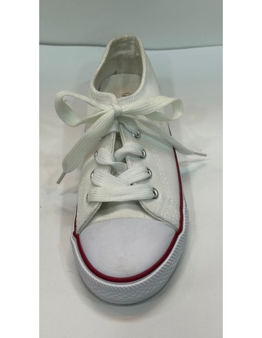 ZAPATILLA BLANCA TIPO CONVERS TELA