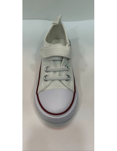 ZAPATILLA BLANCA TIPO CONVERS TELA