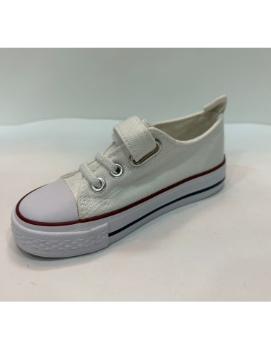 ZAPATILLA BLANCA TIPO CONVERS TELA